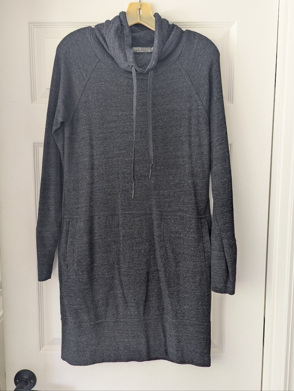 Prana Charcoal Gray Sweater Dress, Size Small